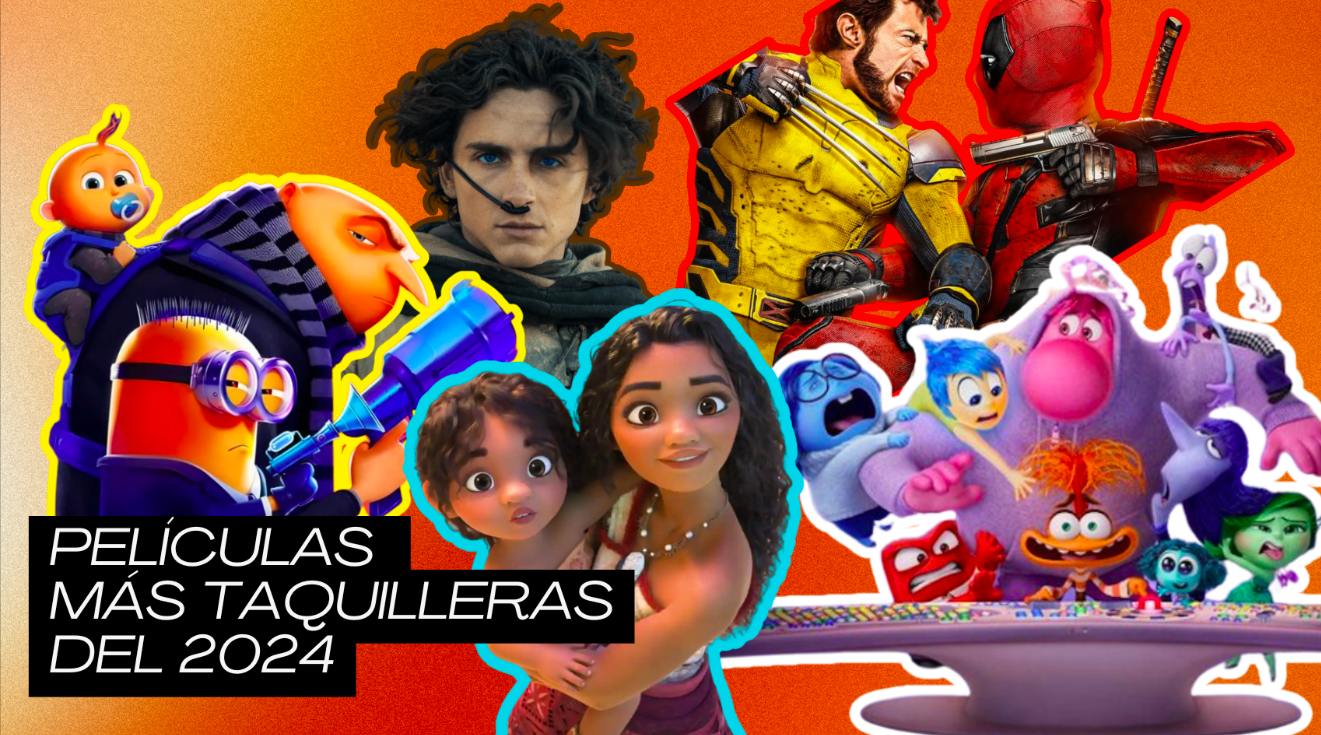 Estas 7 películas de 2024 arrasaron en taquilla y la 1 hizo historia