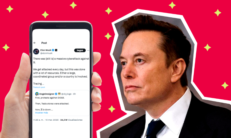 ¿Por qué se cayó X? Elon Musk confirma ciberataque masivo