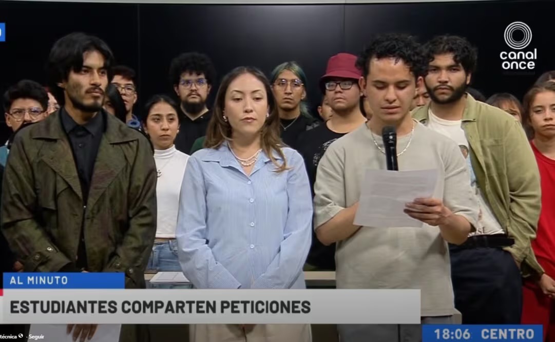 Alumnos del IPN irrumpen en Canal Once durante plena transmisión: razones y peticiones de la protesta