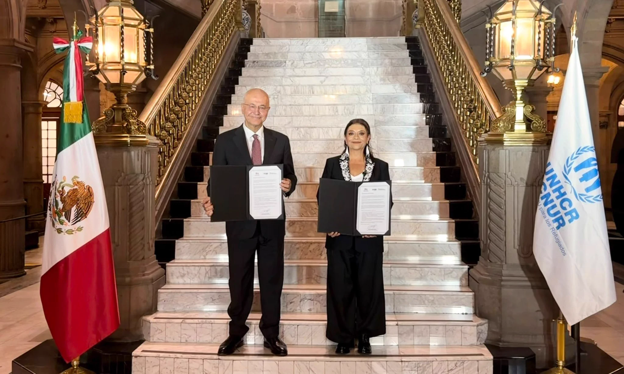 Clara Brugada firma acuerdo con ACNUR: CDMX refuerza la protección a refugiados